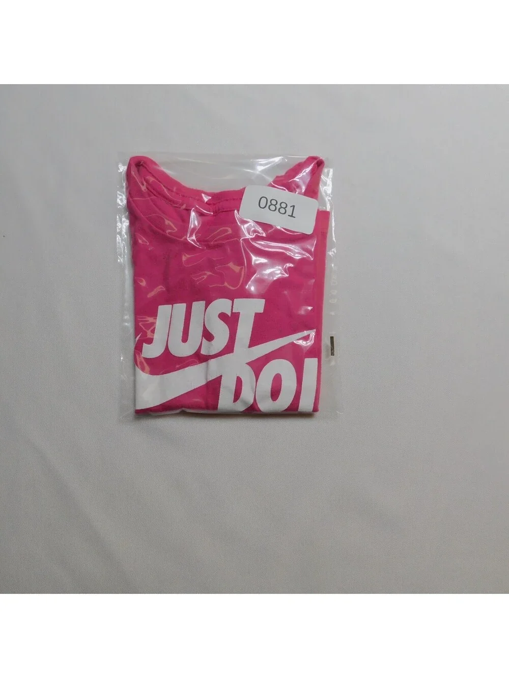 Nike Toddler Girls T Shirt Size 2T Hot Pink Just Do It Swoosh Graphic Short Slee